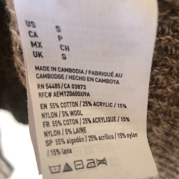 American Eagle Brown/Tan Knit Sweater - Picture 7 of 7